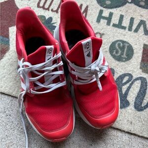 adidas Kids Red and White Sneakers